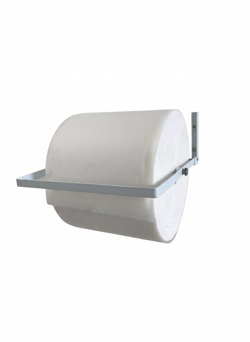 Suporte de parede para bobina de pano multiuso